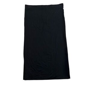 Enough About Me Black Pencil Skirt